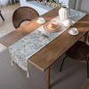Changbaosen Retro Printed Tassel Table Runner