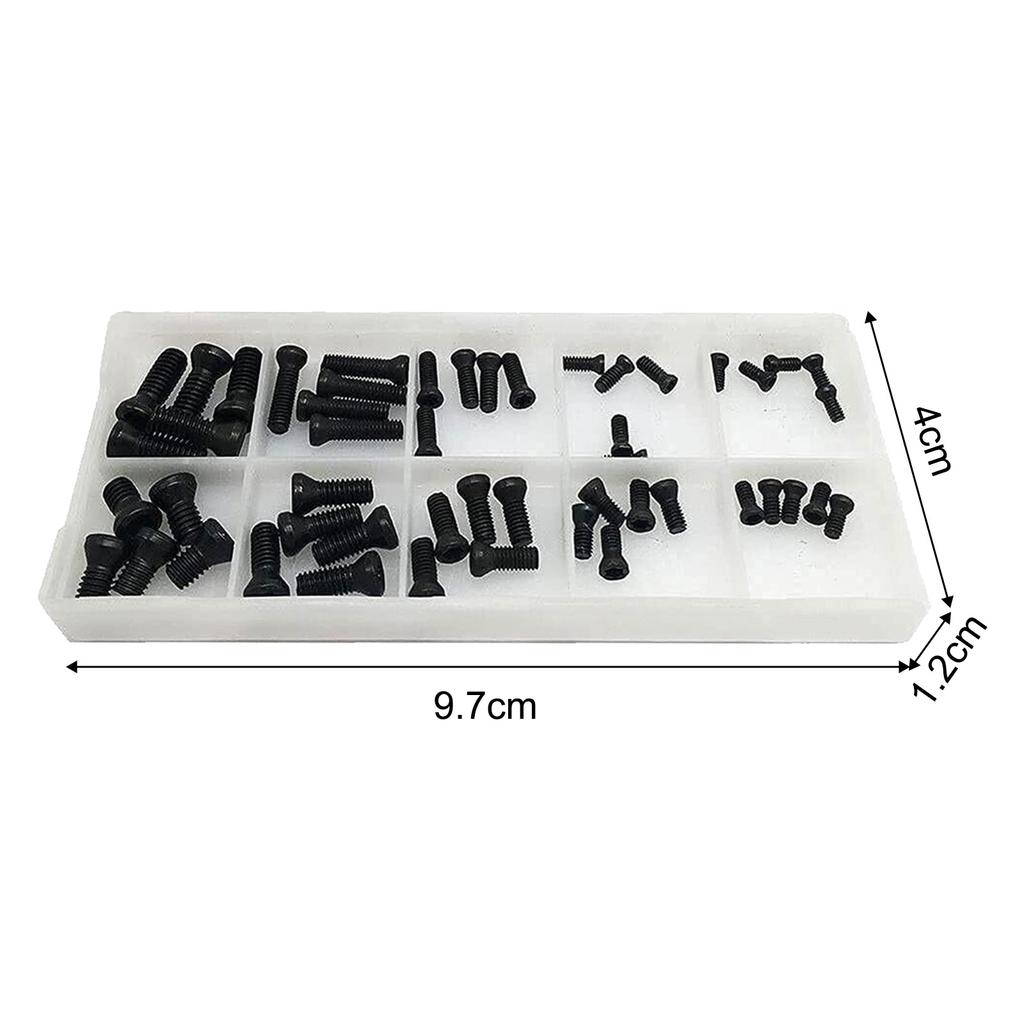 50pcs M2/M2.2/M2.5 For M3 For M3.5 4 CNC Insert Torx Screws For Repair Replacement Carbide Inserts Lathe Tools Holder Bolt Parts