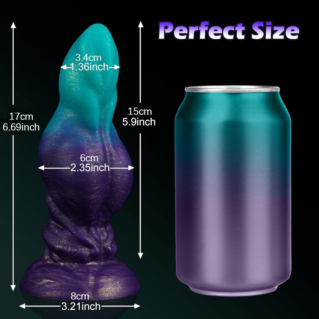 Alien Silicone Butt Plug & Vaginal Dilator - Ultra-Thick Erotic Toy for Men & Women SM Play