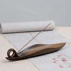 9" Length Incense Stick Holder with 3 Holes, Ceramic Incense Ash Cather for Counters, Meditation Room, Yoga, Home, Office