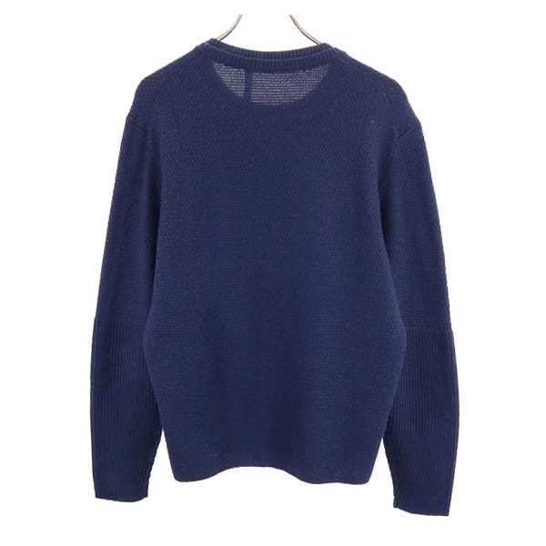 Neil Barrett Long Sleeve Crew Neck Sweater M Navy Knit Men's Used