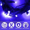 (Pack of 10, Blue) 38 LED 10.5M Copper Power Pixel String Light | 360° Fairy Serial Jhalar Lights for Home| Lights for Decoration, Christmas