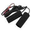 Motorcycle Heated Grip Cover 12V IP67 Water Resistant 3 Temperature Setting Hook and Loop Closure Motorcycle Handlebar