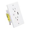 Smart Wall Outlet USB Voice Control Multifunctional WiFi Wall Socket for Home Office  AC