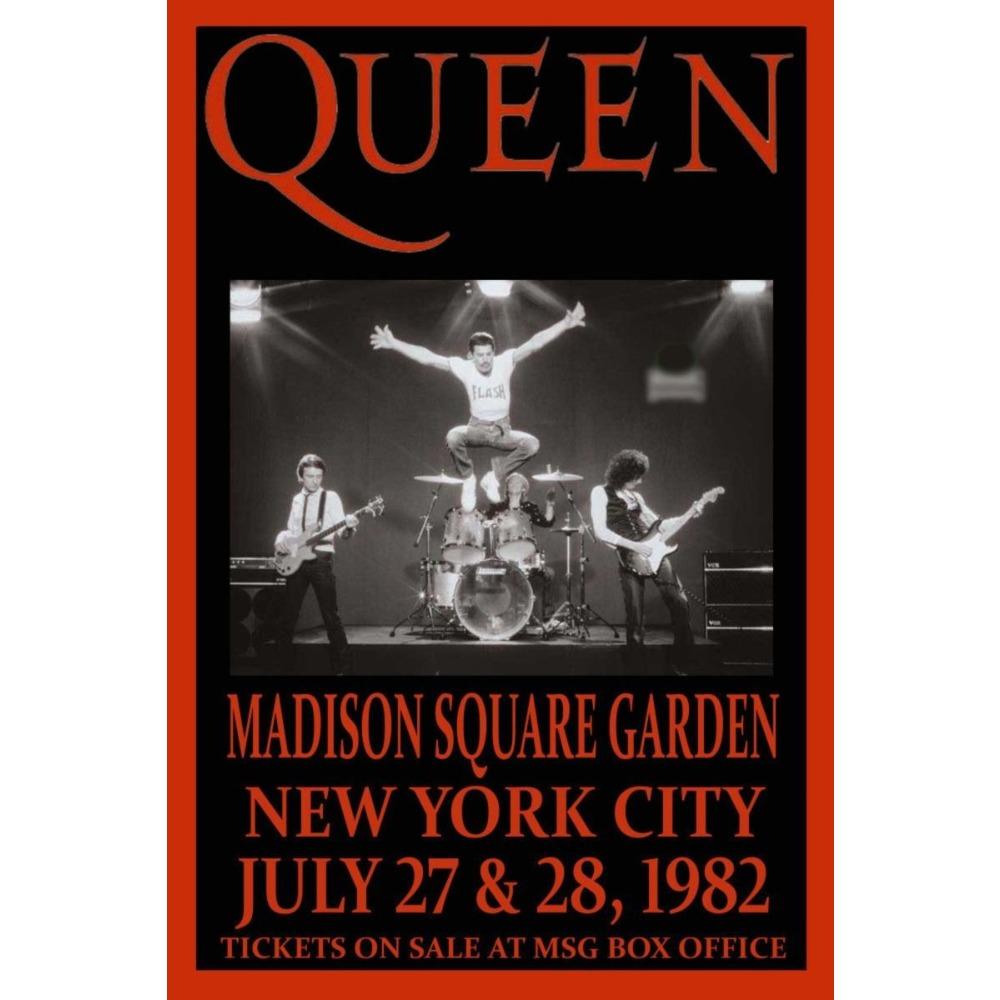 Metal Queen Band Wall Decor, Handmade 3D Tin Art for Living Room Bedroom Music Studio