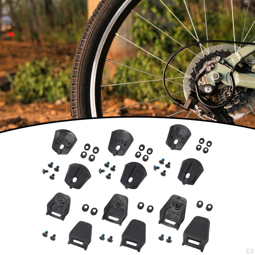 2 Stück Fahrradschuh Fersenpolster Rutschfest Reparatur Montage Hardware Teil Schrauben und Dichtungen Ersatz