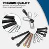 13PCS Harmonic Balancer Steering Wheel Puller Tool Flywheel Puller Cranksha