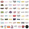 55Pcs Enjoy Graffiti Stickers Suitcase Water Cup Stationery Mobile Phone Car Scooter Laptop Refrigerator Decoration Diy Decals