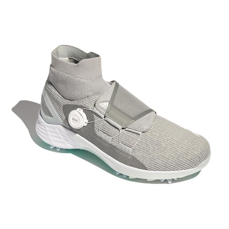 Adidas Zg21 Motion Boa Durable Mid-Top Golf Shoes Women Golf Shoes Gray GW0897
