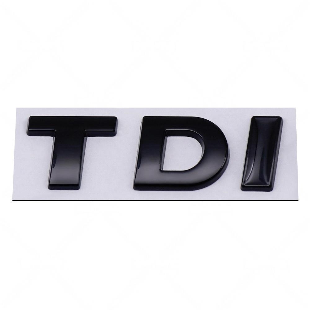 

Новая 3D эмблема на багажник автомобиля TDI Turbo Direct Injection из цинкового сплава, аксессуары для задней части кузова, задняя дверь, клейкая декоративная наклейка