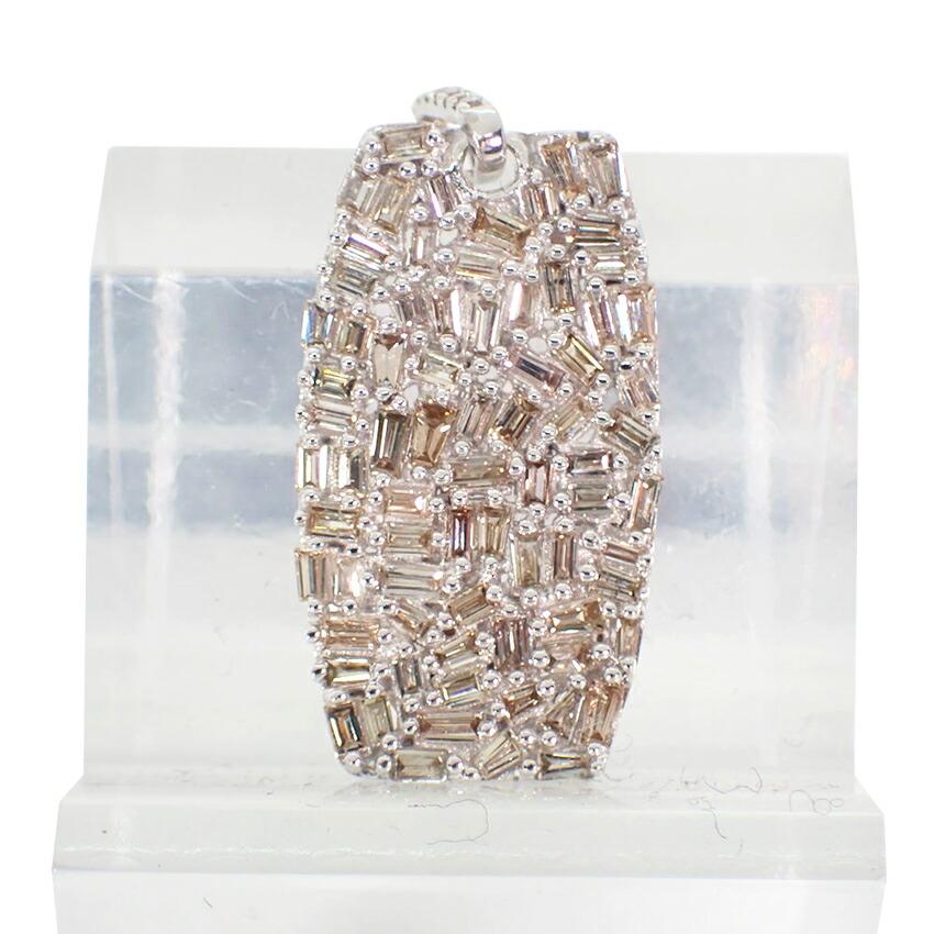 

[Used] Pt900 Diamond Pendant Top /g470-24