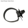 10/20PCS Black Nylon Car Cable Ties Push Mount Wire Harness Fastener Clamp Clips Automobile Wire Management Organizers