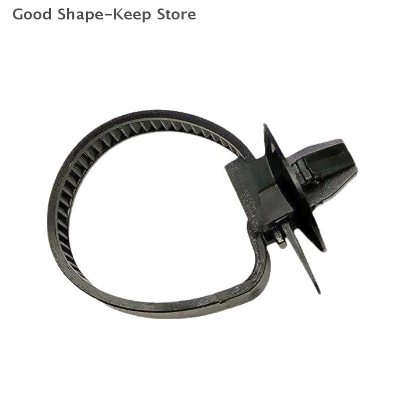 10/20PCS Black Nylon Car Cable Ties Push Mount Wire Harness Fastener Clamp Clips Automobile Wire Management Organizers