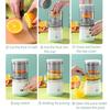 Multifunctional Slow Juicer Portable Household Juice Machine USB Charging Juices Separator Suitable for Orange Fresh Fruits