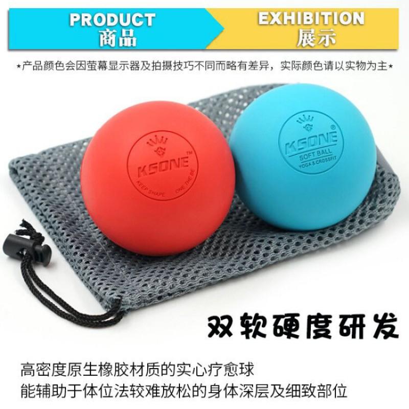 Dual-Density Foam Massage Ball Foot Arch Plantar Fascia Lower Back Relief - Yoga Fitness Recovery Tool