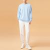 Anta Solid Color Crew Neck Pullover Sweatshirt Unisex sweatshirt Light-Blue 972348710-2