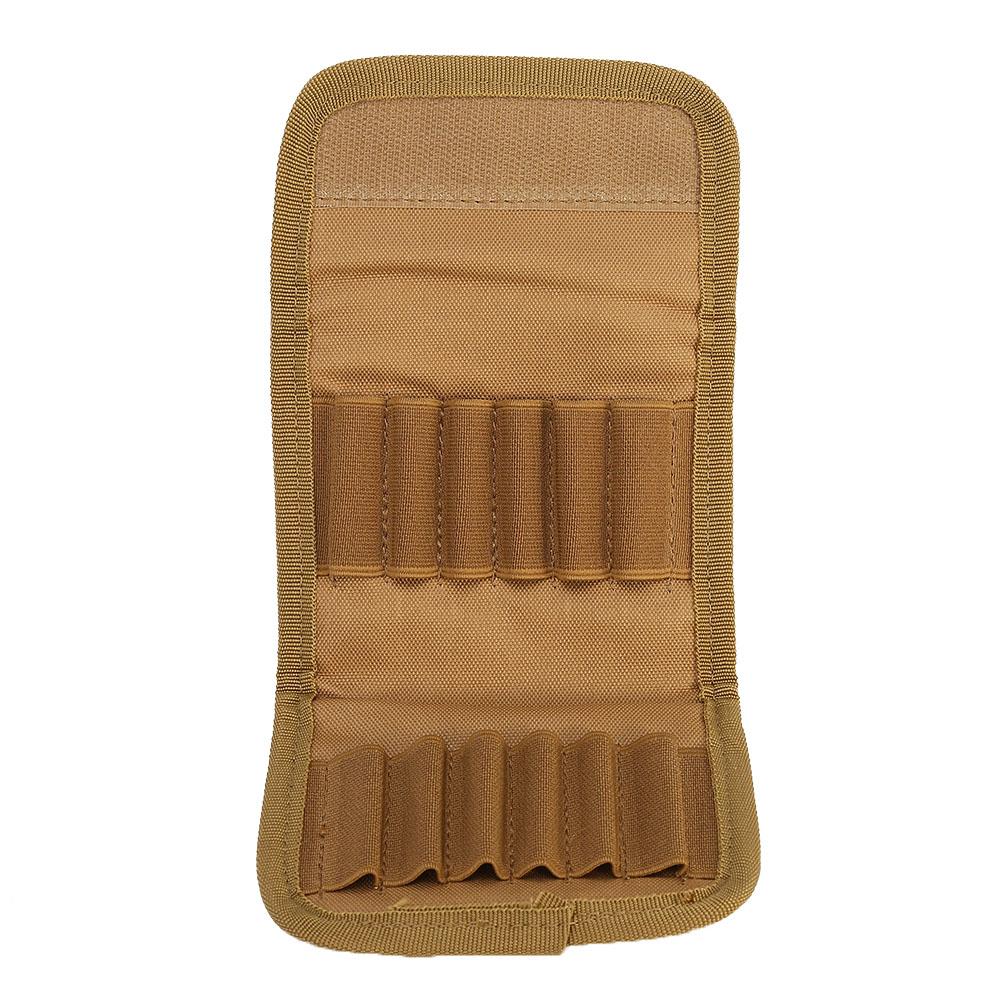 12 Round     Cartridge Carrier Nylon Ammo Bag Pouch   Holder Case (Black)