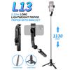 45.6-Inch Multi-function Selfie Stick Desktop Tripod with Telescoping Rod 6 Sections with Phone