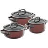 Fusiontec Inspire Saucepan Set, Rose Quartz, 3 Pieces (3201112825)