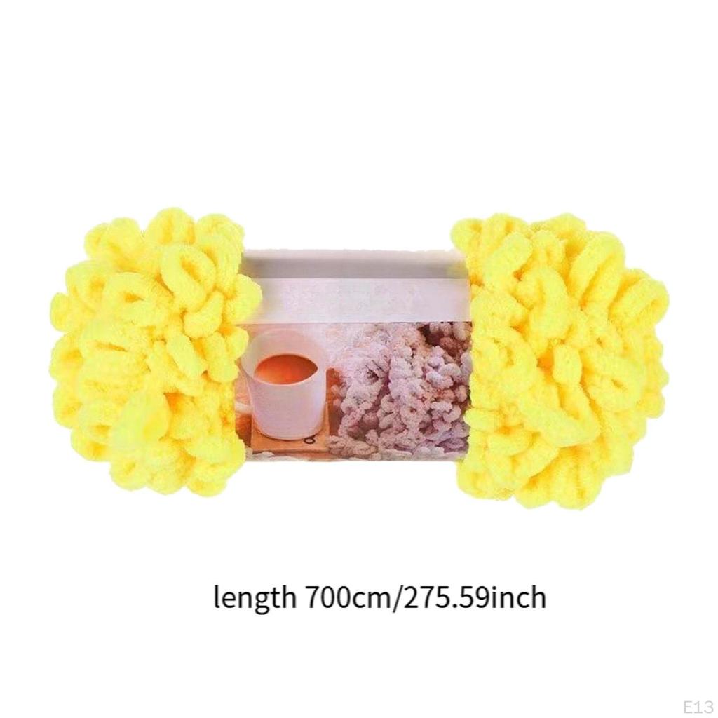 Dickes Wollgarn Voluminös Weich Sommer DIY Häkeln Armstricken Kissen Decke Stricken für