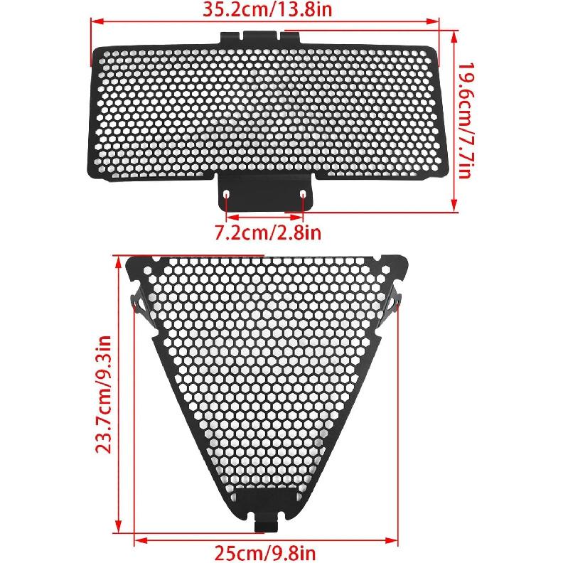 Motorcycle Cover Protector Motorcycle Radiator Grille Guard Covers Oil Cooler Cooling Radiator Shield Protector for Du&Cati Panigale 1299 1199 959