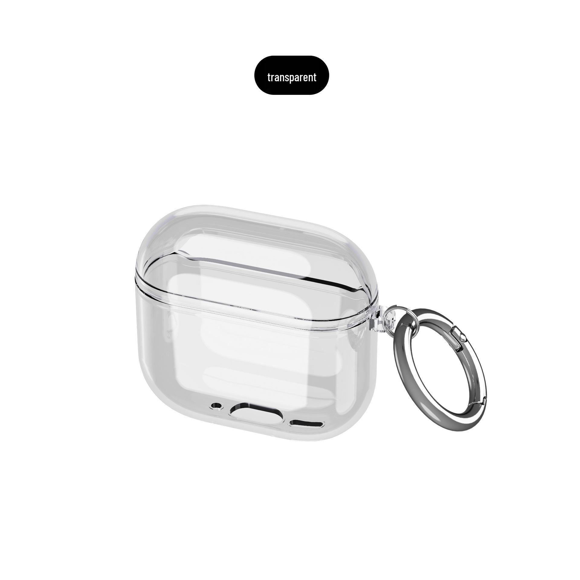 

Прозрачный защитный чехол для AirPods 4 с шумоподавлением - Прочный, противоударный, высокопрозрачный корпус Pearlescent Bag Packaging