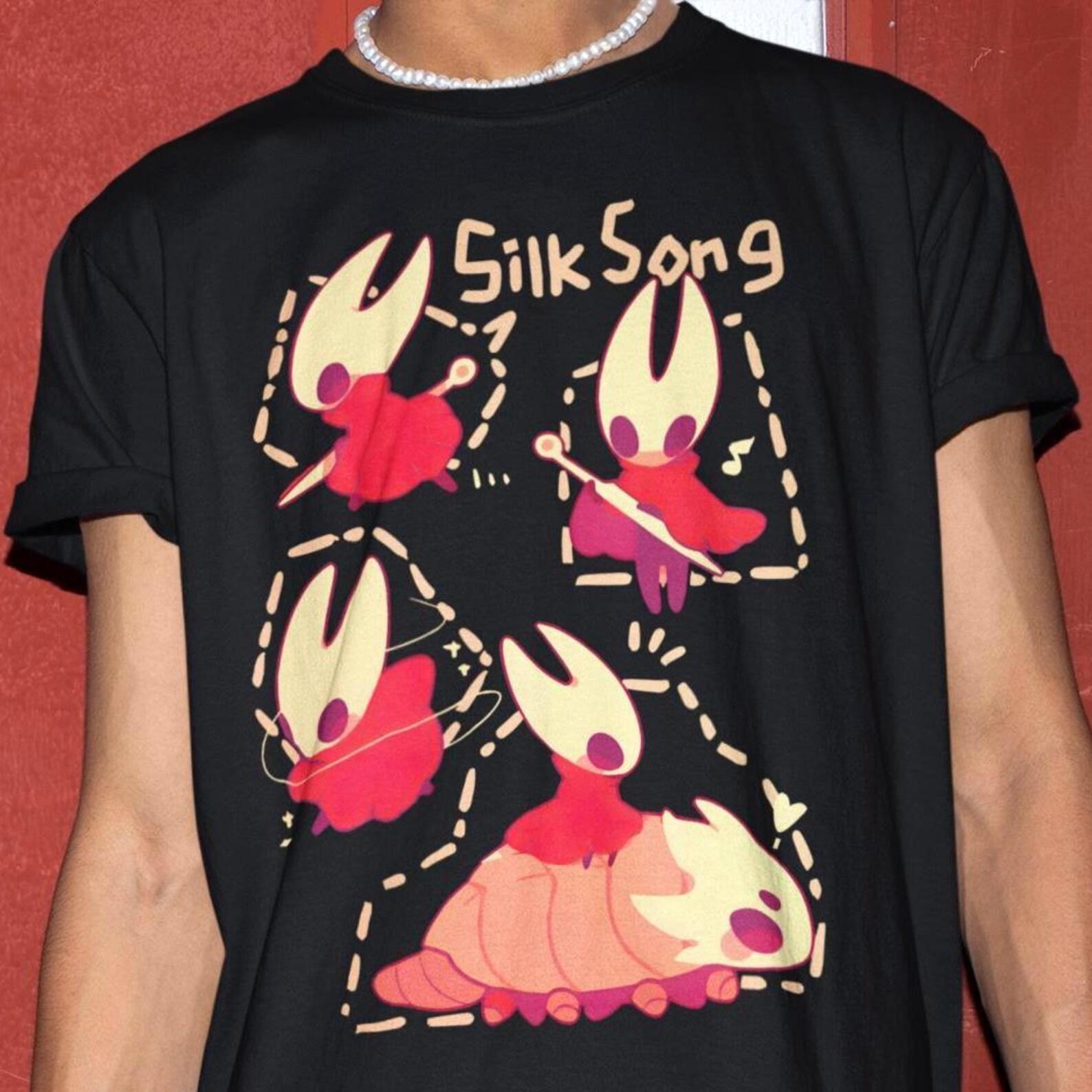 Hollow Knight T-Shirt, Indie Game Silhouette Tee, Metroidvania Gamer Shirt S