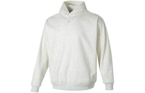 adidas Solid Color Hooded Casual Sweatshirt for Men Beige IX1962 S бежевый