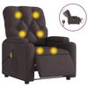 VidaXL Electric Reclining Massage Armchair, Relaxation Chair with Adjustable Backrest and Footrest, Seat of 3204703