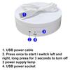 360 Degree Rotating Motorized Display Stand USB Charging/Battery Operated Photography Show Holder for Model Cake 3D Images