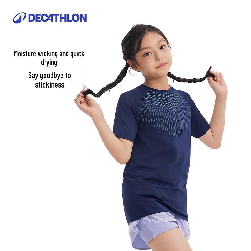 Decathlon Kids  Quick-Dry Short Sleeve T-Shirt 165