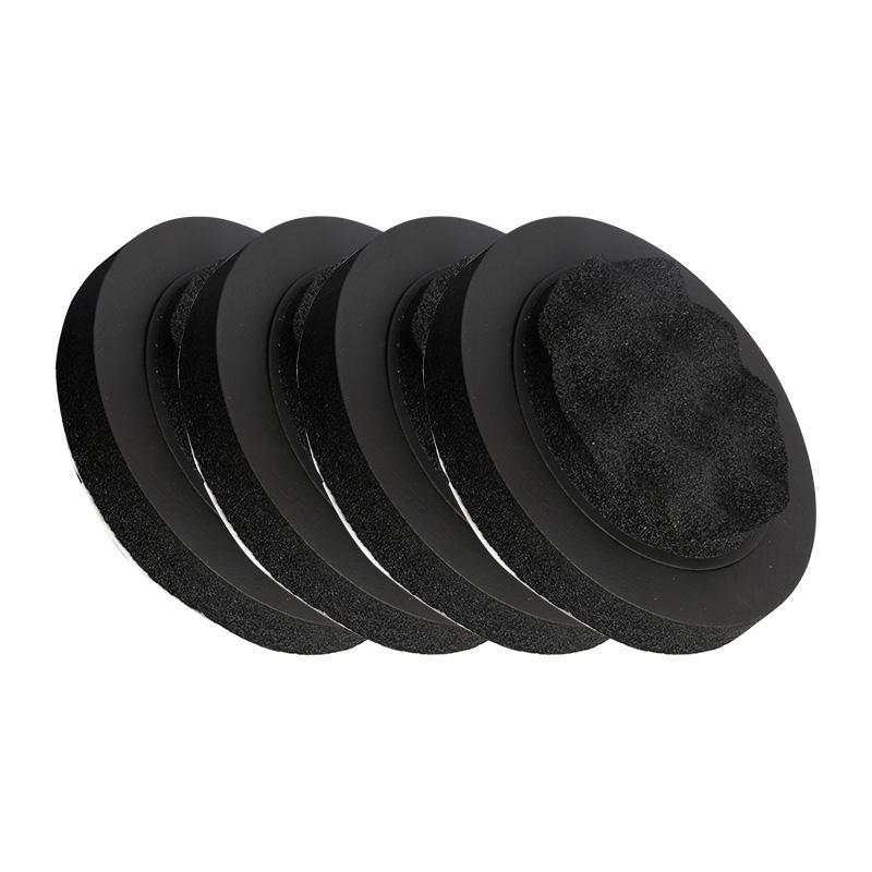 4Pcs 6.5 Inch Car Universal Speaker Ring Soundproof Cotton, Enhance The Sound Effect