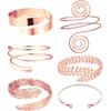 Golden Metal Armband Set Adjustable Geometry Arm Bracelet  Arm Accessories