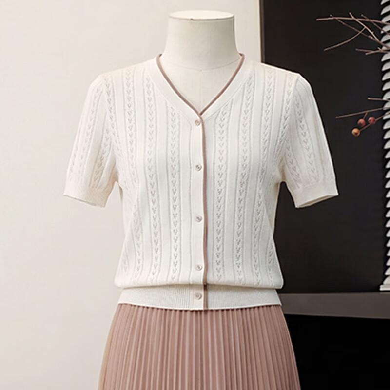 Women s Elegant Ice Silk Blend Summer Top XL