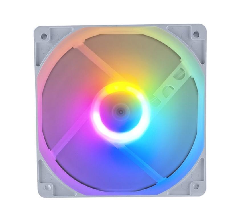 Quiet 12cm 4Pin Computer Case Fan 45CFM Airflow Durability ABS Material Forward Airflow Design
