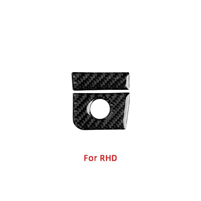 

Для Ford Mustang автомобильные внутренние аксессуары наклейки коробка для хранения переключатель наклейка отделка 2015 2016 2017 2018 углеродное волокно right