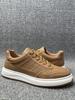 2025 new first-layer cowhide men's leather shoes genuine leather casual shoes fashion white shoes men's board shoes men's shoes