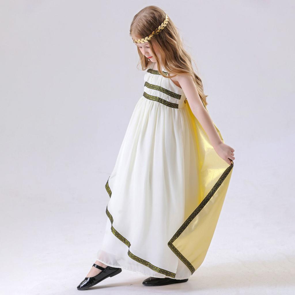 120150C Children's Egyptian Ancient Greek Muse Arabic cossuit, stage costume