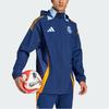 adidas Real Madrid Tiro 24 Kapuzen-Wasserfest-Reißverschluss-Langarmjacke Herren Jacken JE4204