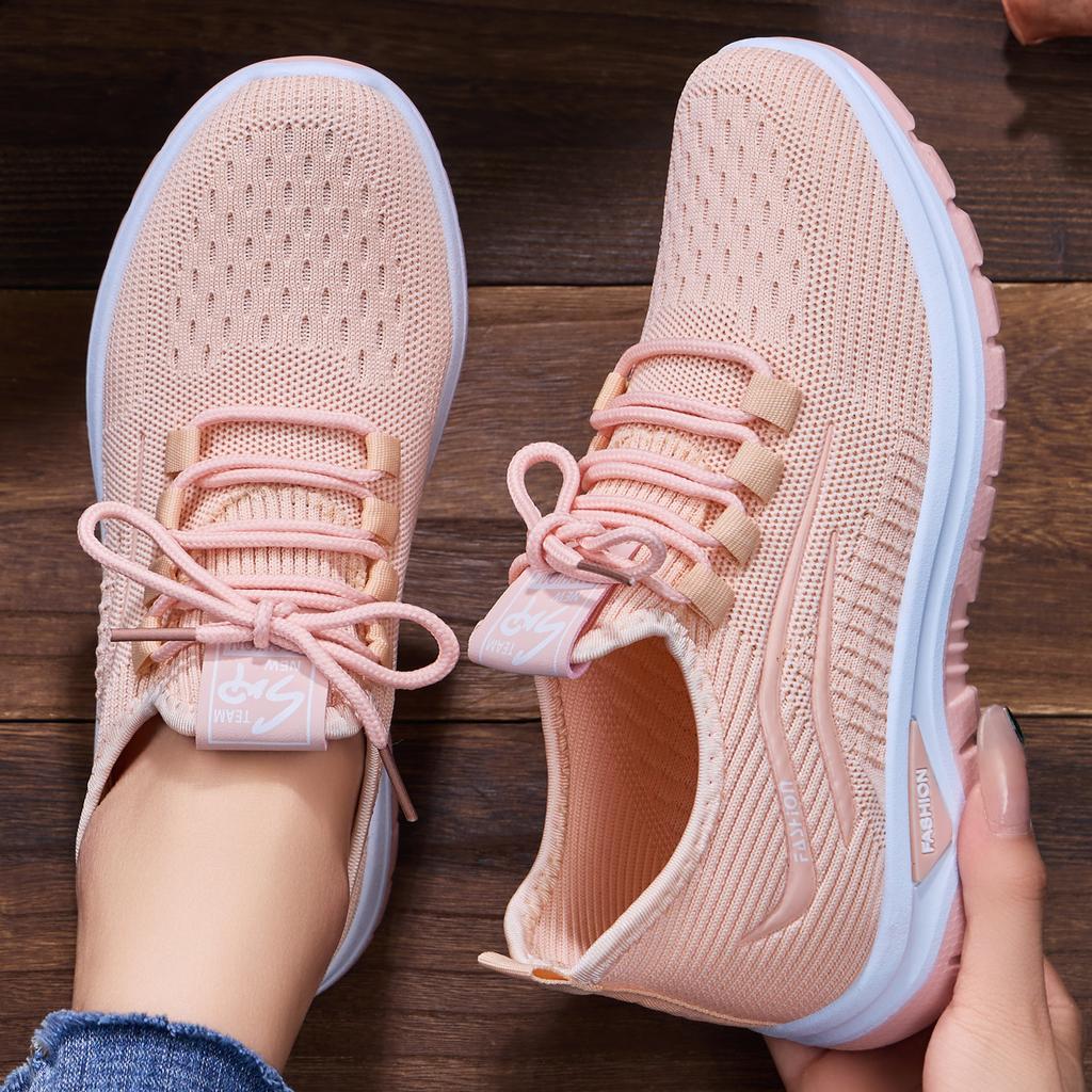 Sneakers Small Single Processed Shoes Flying Woven Breathable Casual Shoes Versatile Net Shoes