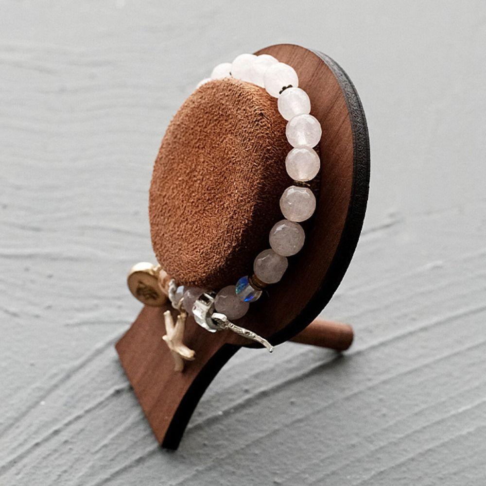 Wood Bracelet Tray Organizer Hand Jewelry Holder Simple Jewelry Display Stand  Gift