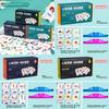 Preschool Learning Memory Card Game With Plastic Material For Kids Play