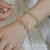 Princess on the Run*Natural Hetian Jade Bracelet, Niche Design, Fairy-Like, Original New Style Bracelet for Girls