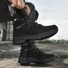 High-Top Stiefel Herren Rutschfest Schnürschuhe Atmungsaktiv Outdoor Wanderschuhe Herren Stoßdämpfend Schnürschuhe Low-Top Lässige Sportschuhe Herren
