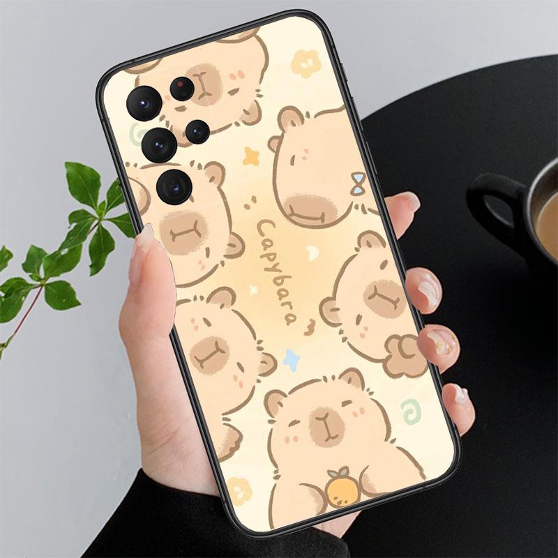 

Cartoon Cute capybara Phone Case For Samsung A55 A16 A56 A36 A35 A15 A53 A54 A33 A34 A25 A05S A52 A52S A14 A24 A26 A71 A54