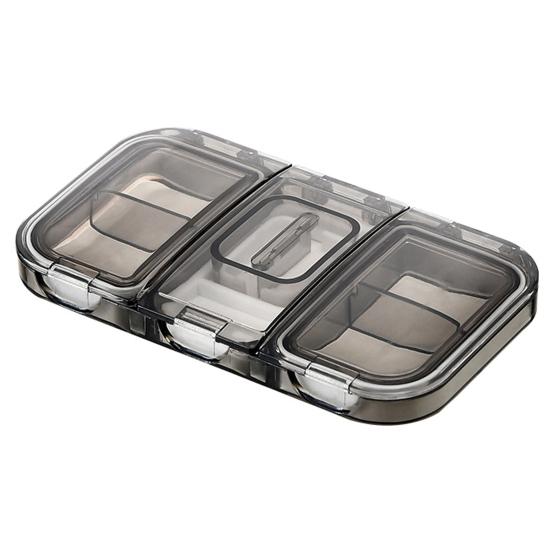 Krabice na pilulky Úspora místa s řezačkou PC Držák na vitamíny Organizér na pilulky pro kolej