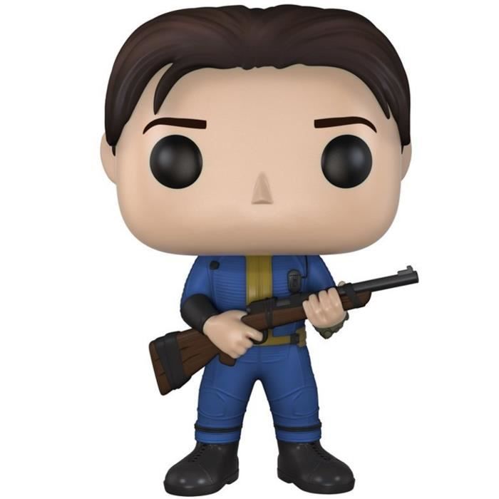 Figurine Funko Pop! Fallout: Unique Survivant - FUNKO - Pop! Games - Mixte - Intérieur - Bleu - 10 cm