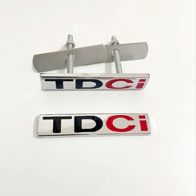 3D Metal Logo TDCI Badge Car Front Grill Emblem Trunk Decal For Fcous Mondeo C Max Fusion Fiesta TDCI Sticker Accessories