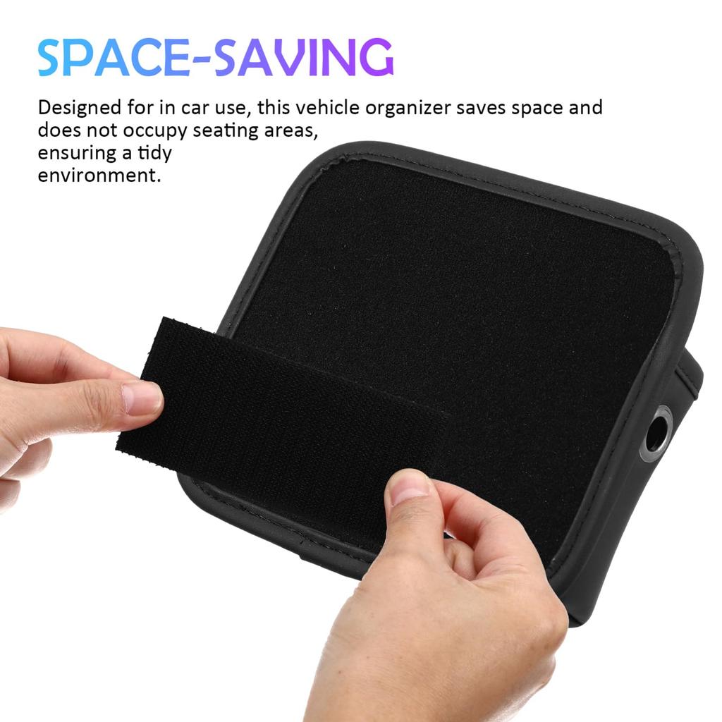 LEDMOMO Autoaufbewahrung Seitenaufbewahrung Multifunktionales Auto PU für Handy und Kleine Autoaufbewahrung Auto Zubehör Tasche, Beutel, Organizer, Leder, Handys, Schlüssel,