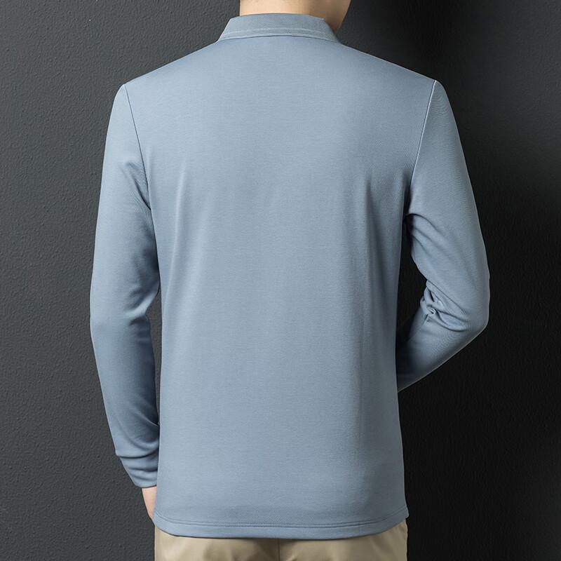 Yiliteng Men's Long Sleeve Polo T-Shirt